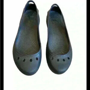 Crocs Women’s Kadee Flat Black Size 9W